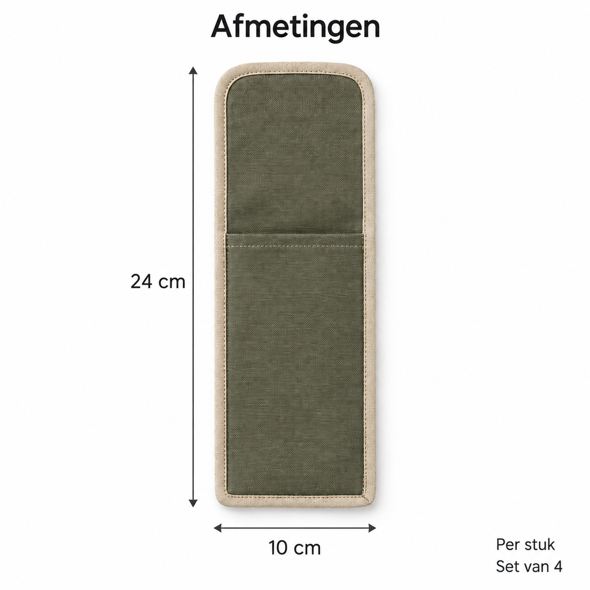 Lijnzak Bestekhouders Set van 4